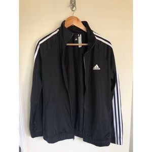 Adidas 3-stripe zip up jacket